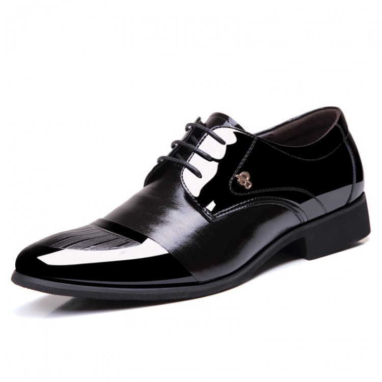 Men's Leather Shoes Pointed Toe